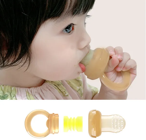 Silicone Baby Food Feeder/Fruit Feeder Pacifier(Image2) Silicone Baby Food Feeder/Fruit Feeder Pacifier(Image2)