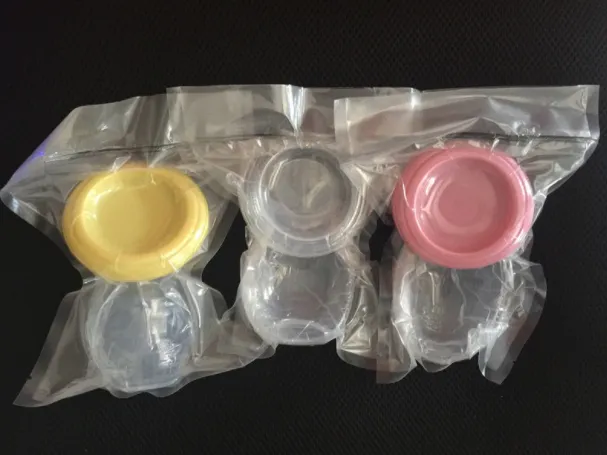 Portable Manual Food Grade Silicone Breast Pump for Breast Milk Storage(Image2)