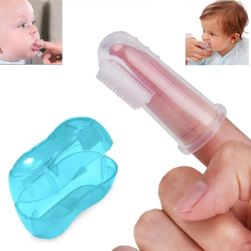 Soft Bristles Baby Finger Toothbrush
