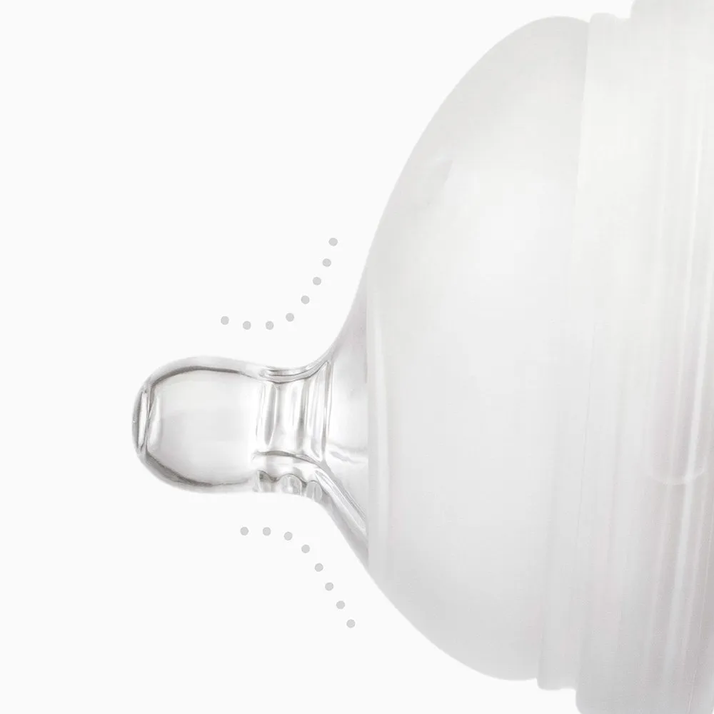Off-centered Nipple Silicone Baby Gentle Bottle(Image2) Off-centered Nipple Silicone Baby Gentle Bottle(Image2)