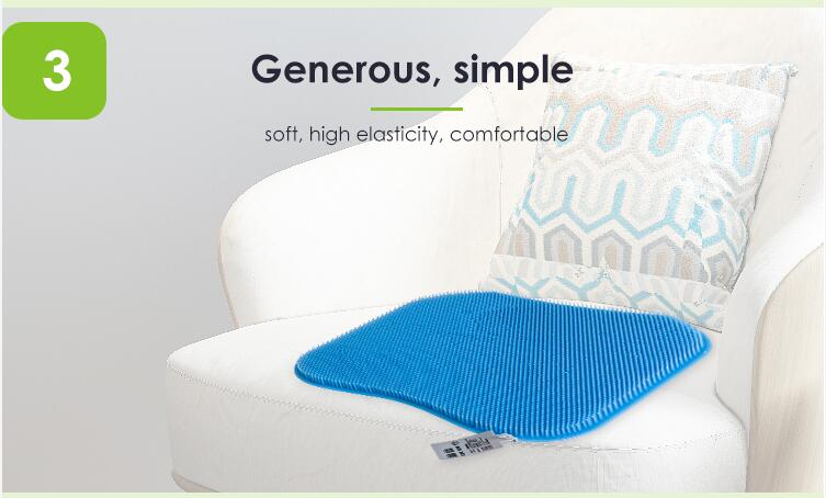 Wholesale Supplier Silicone Promotional Breathable Car Sofa Seat Cushion for Comfort & Pain Relief(Image3)