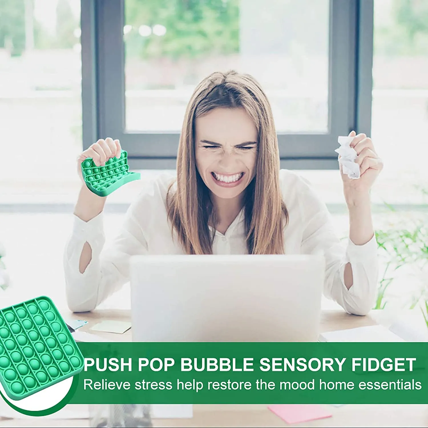 Push Pop Bubble Sensory Fidget Toy Soft Silicone Autism Special Needs/Anxiety Stress Relief Toy(Image2) Push Pop Bubble Sensory Fidget Toy Soft Silicone Autism Special Needs/Anxiety Stress Relief Toy(Image2)