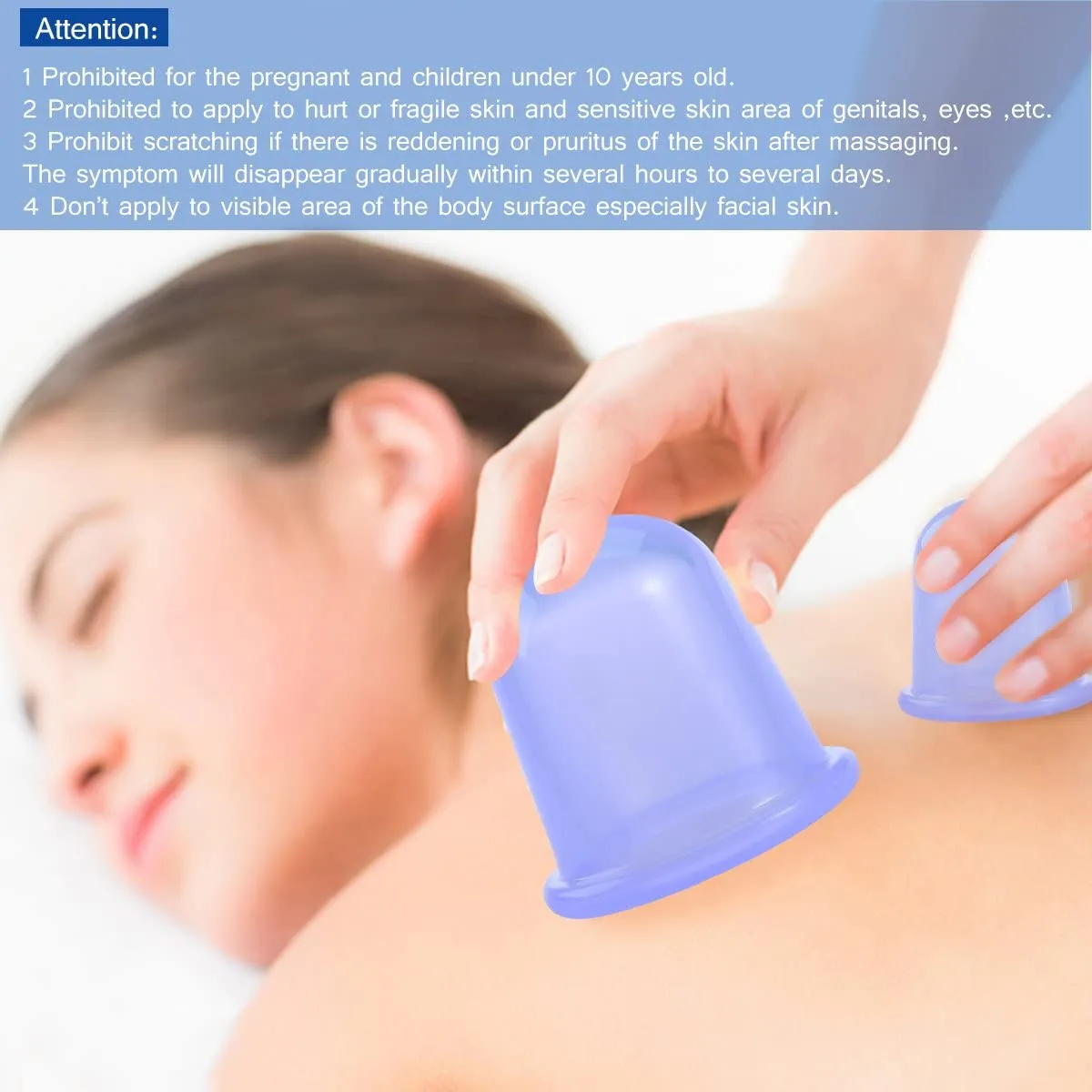 Professional Medical Grade Suction Cups,Silicone Suction Cups for Therapy(Image2) Professional Medical Grade Suction Cups,Silicone Suction Cups for Therapy(Image2)