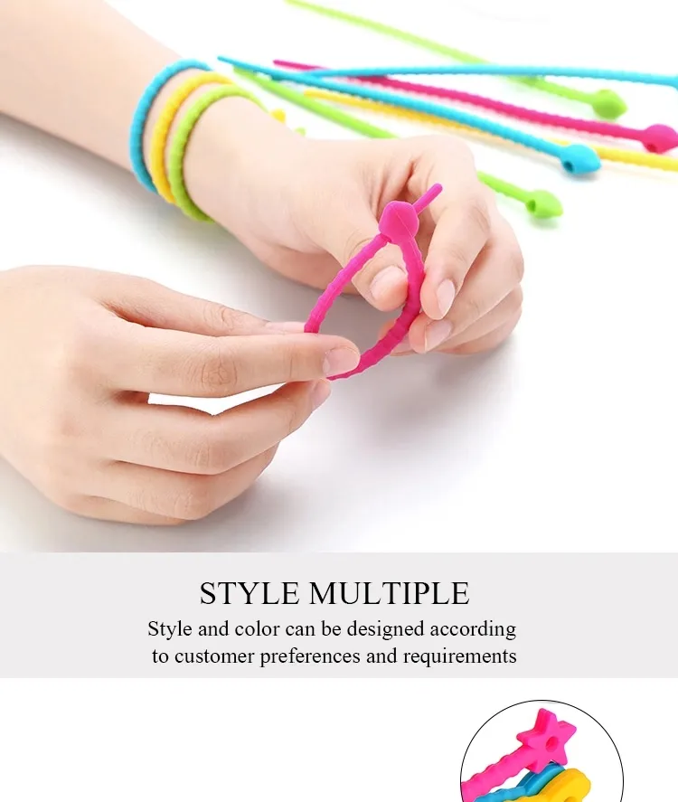 Custom Reusable Silicone Cable Ties - Effortless Organization for Your Cords and More(Image3) Custom Reusable Silicone Cable Ties - Effortless Organization for Your Cords and More(Image3)