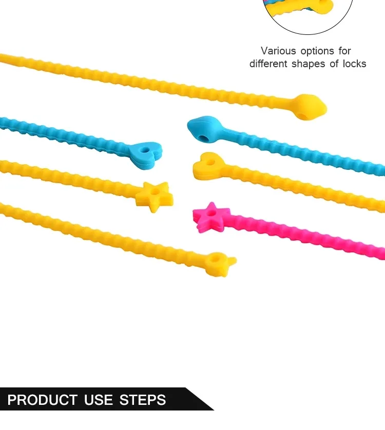 Custom Reusable Silicone Cable Ties - Effortless Organization for Your Cords and More(Image4) Custom Reusable Silicone Cable Ties - Effortless Organization for Your Cords and More(Image4)